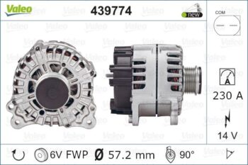 ไดชาร์ท ปอร์เช่ คาเยน 230แอมป์ / CAYENNE Diesel, Alternator 14V, 230A, ไดชาร์จ 059903023L 95890302500